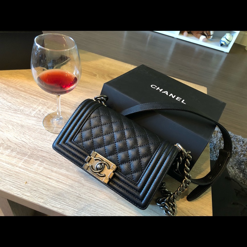 Mini Chanel boy bag.